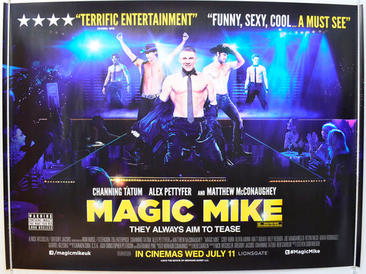 Magic Mike Original British Quad Poster - Film Poster - Movie Poster 