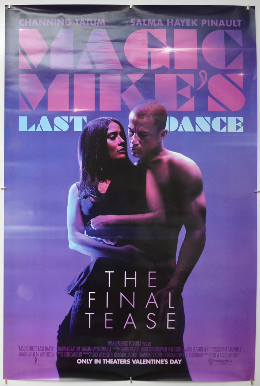 Magic Mike’s Last Dance Original One Sheet Poster - Film Poster - Movie Poster  