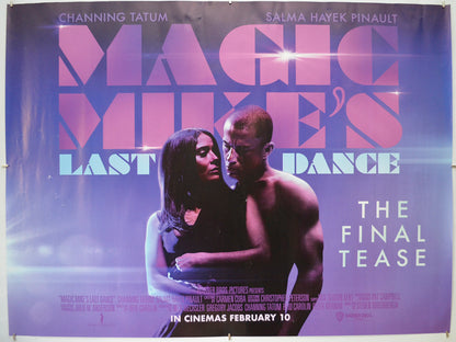 Magic Mike’s Last Dance Original Quad Poster - Film Poster - Movie Poster  