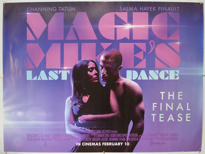 Magic Mike’s Last Dance Original Quad Poster - Film Poster - Movie Poster  