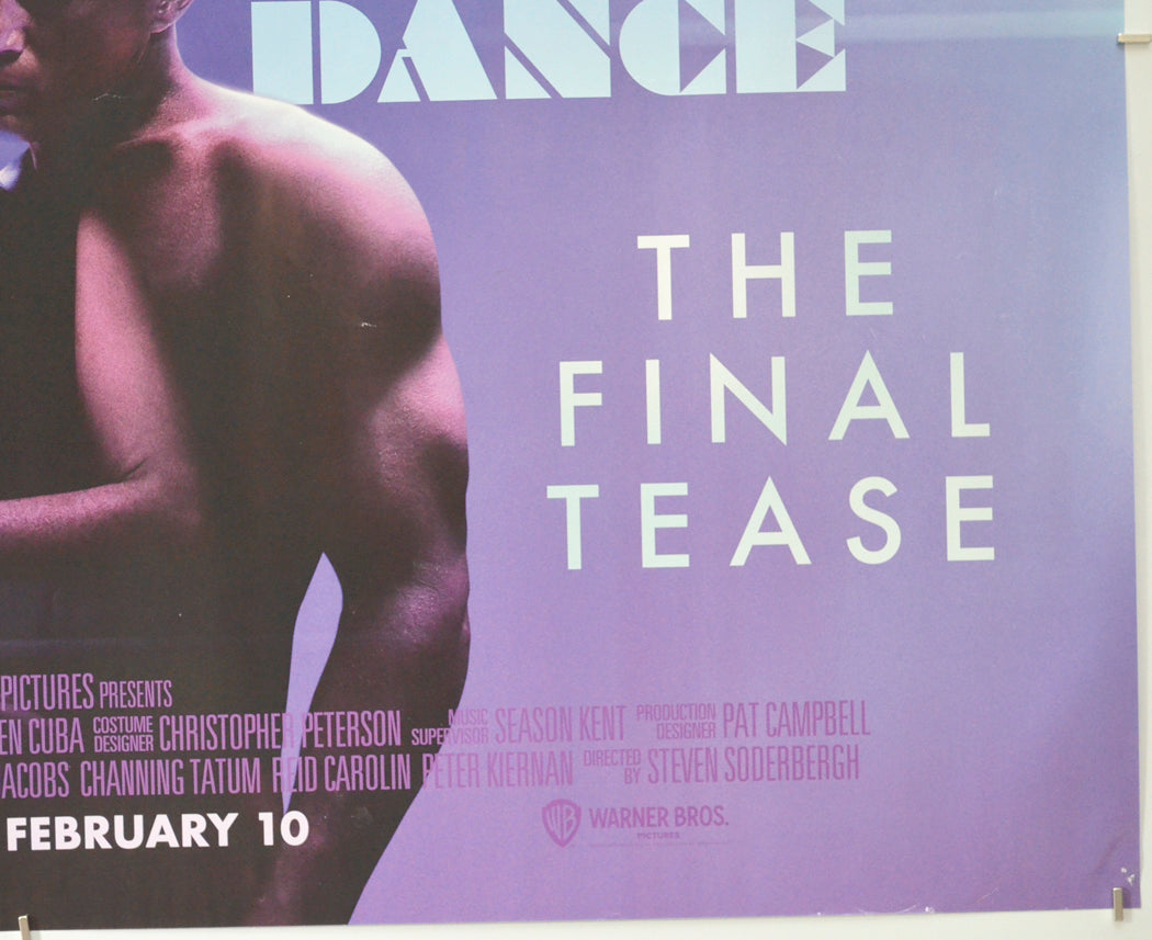 MAGIC MIKE’S LAST DANCE (Bottom Right) Cinema Quad Movie Poster 