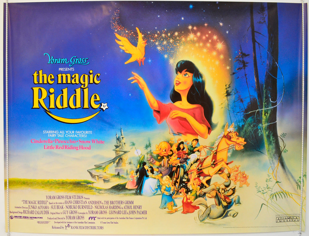 The Magic Riddle  Original British Quad Poster - Film Poster - Movie Poster 