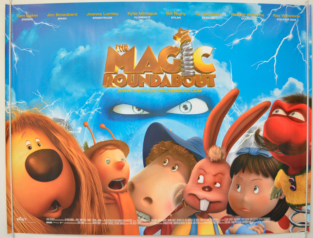 The Magic Roundabout   Original Quad Poster - Film Poster - Movie Poster 