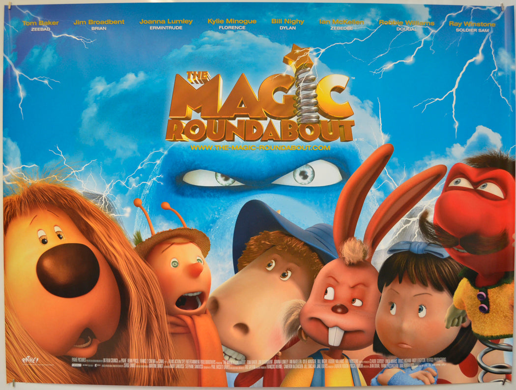 The Magic Roundabout  Original Quad Poster - Film Poster - Movie Poster