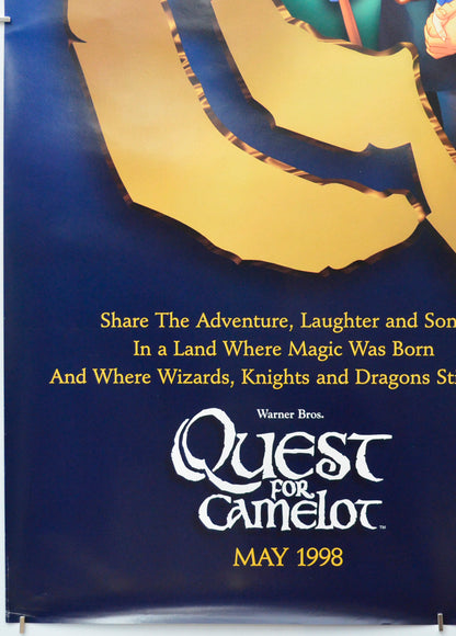 THE MAGIC SWORD QUEST FOR CAMELOT (Bottom Left) Cinema One Sheet Movie Poster 