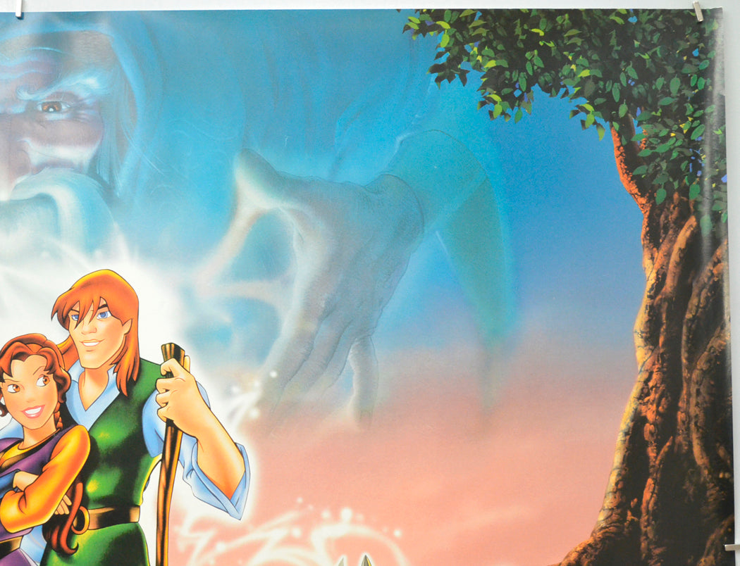 THE MAGIC SWORD QUEST FOR CAMELOT (Top Right) Cinema Quad Movie Poster 