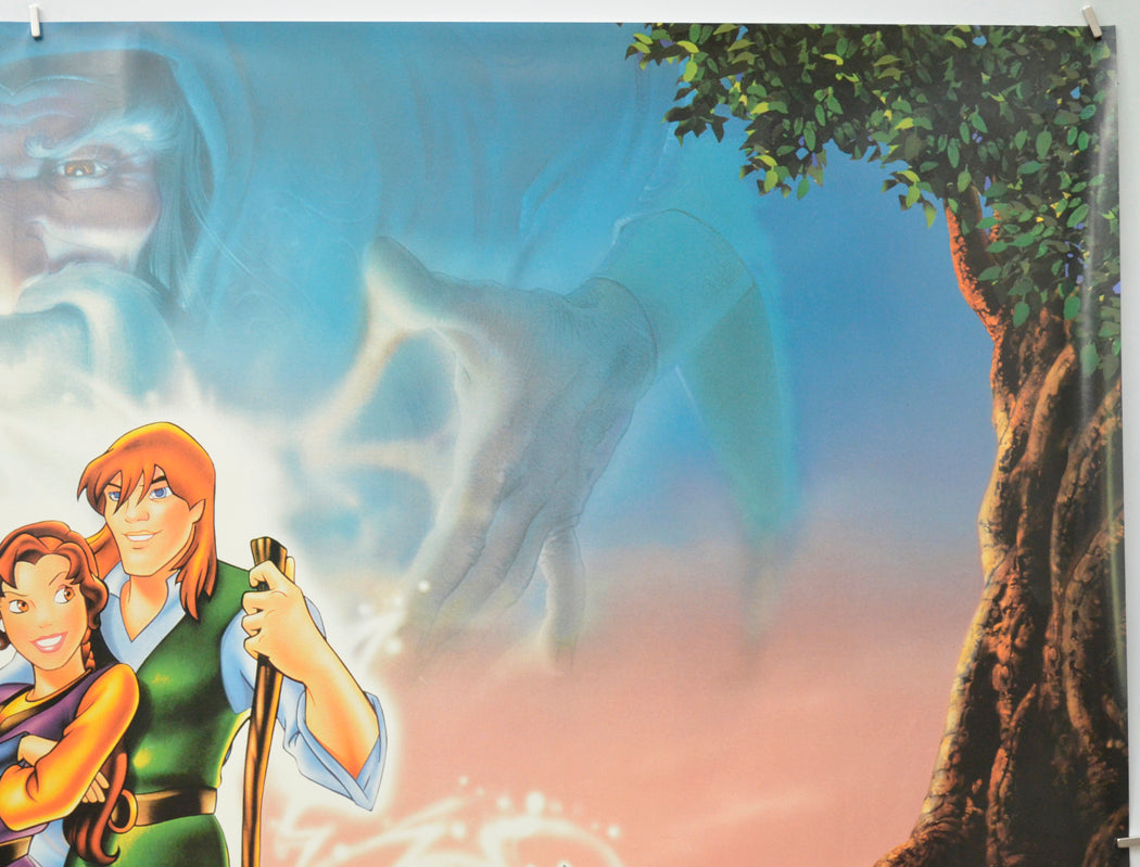 THE MAGIC SWORD QUEST FOR CAMELOT (Top Right) Cinema Quad Movie Poster 