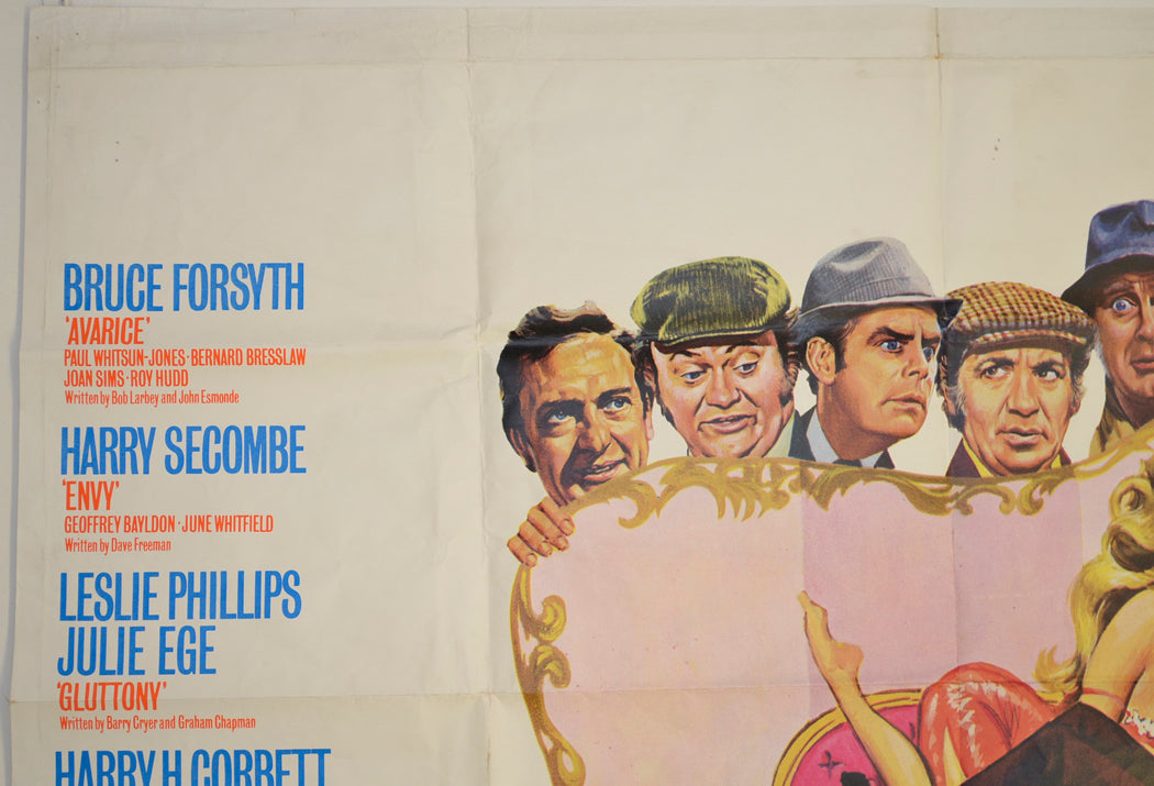 THE MAGNIFICENT 7 DEADLY SINS (Top Left) Cinema Quad Movie Poster 