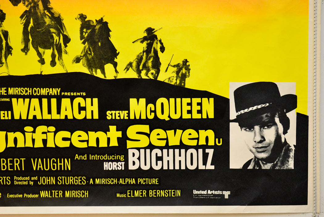 THE MAGNIFICENT SEVEN (Bottom Right) Cinema Quad Movie Poster 