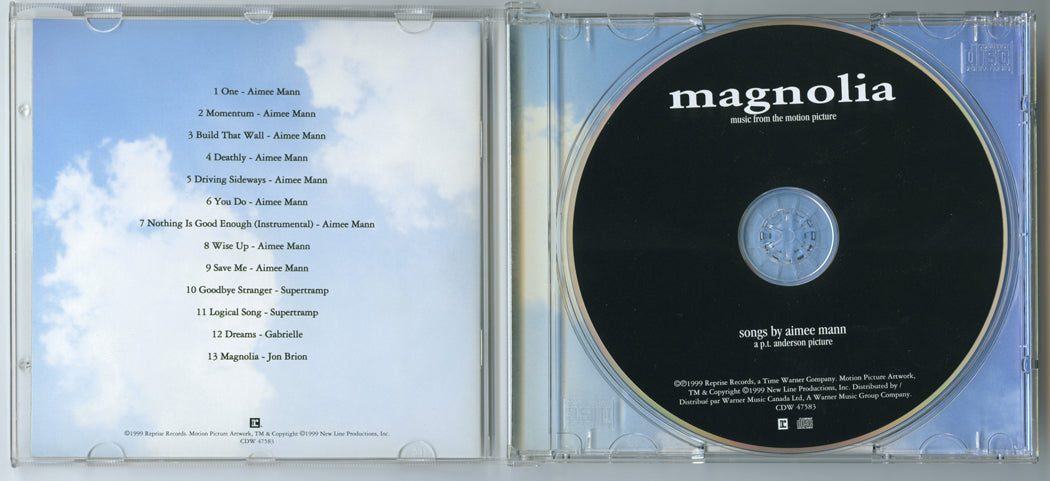 MAGNOLIA Original CD Soundtrack (Inside) 