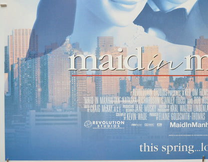 MAID IN MANHATTAN (Bottom Left) Cinema Quad Movie Poster 