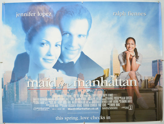 Maid In Manhattan Original Quad Poster - Film Poster - Movie Poster