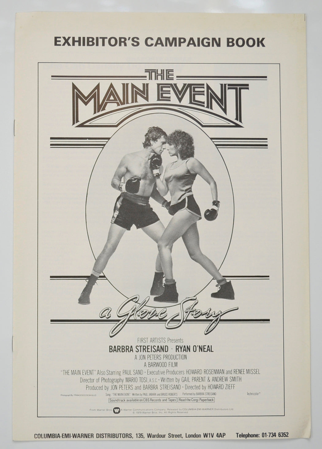 The Main Event Original 8 Page Cinema Exhibitors Campaign Pressbook (UK)