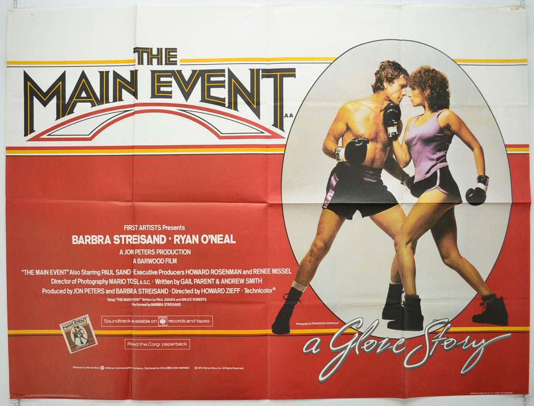 The Main Event Original Quad Poster - Film Poster - Movie Poster  