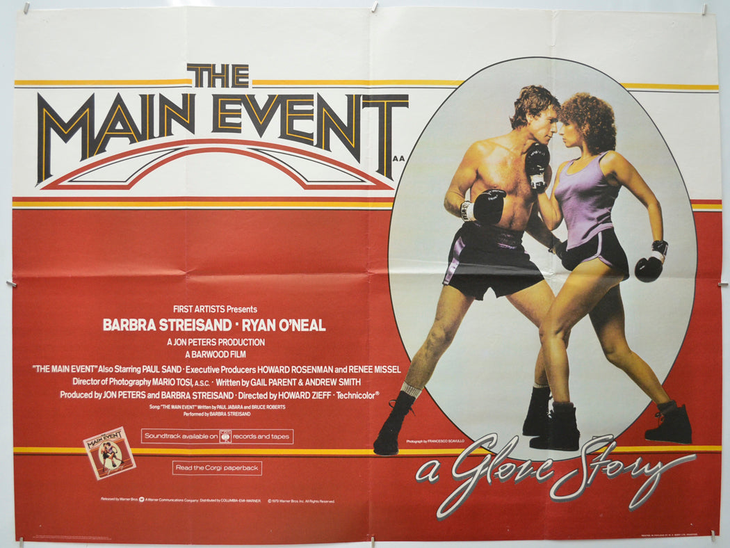 The Main Event Original Quad Poster - Film Poster - Movie Poster