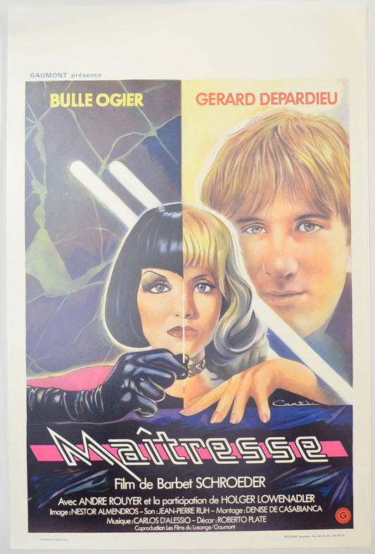 Maitresse (a.k.a. Mistress) Original Belgian Poster - Film Poster - Movie Poster