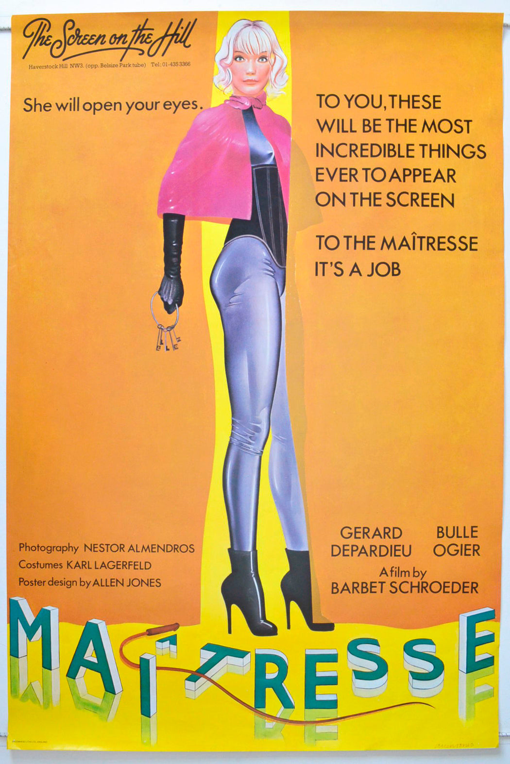 Maitresse Original One Sheet Poster - Movie Poster