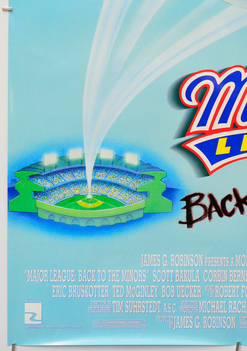 Major League - Back To The Minors (Bottom Left) Cinema One Sheet Movie Poster 