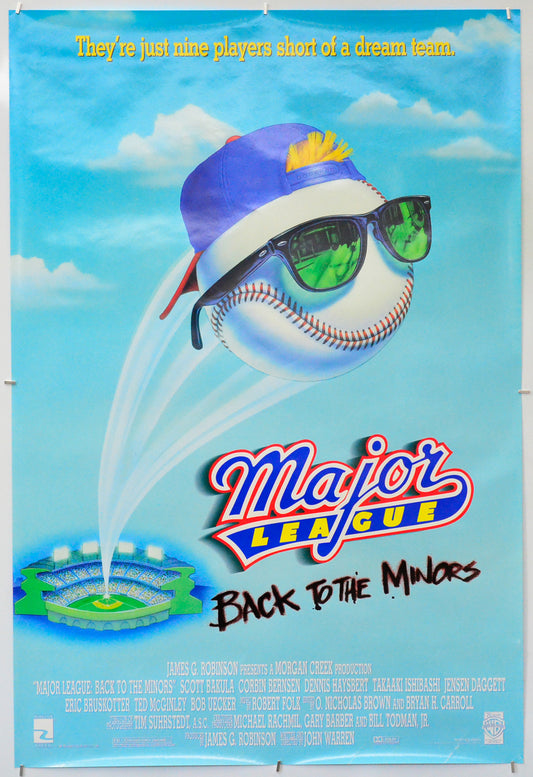 Major League - Back To The Minors - Original One Sheet Poster - Film Poster - Movie Poster 