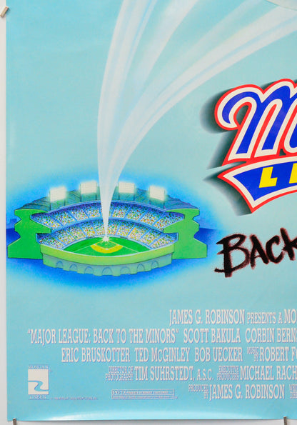 Major League - Back To The Minors (Bottom Left) Cinema One Sheet Movie Poster 