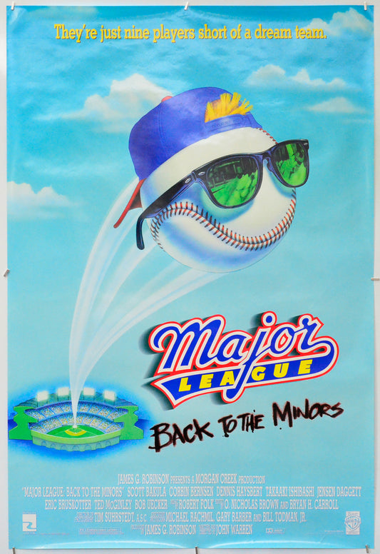 Major League - Back To The Minors - Original One Sheet Poster - Film Poster - Movie Poster 