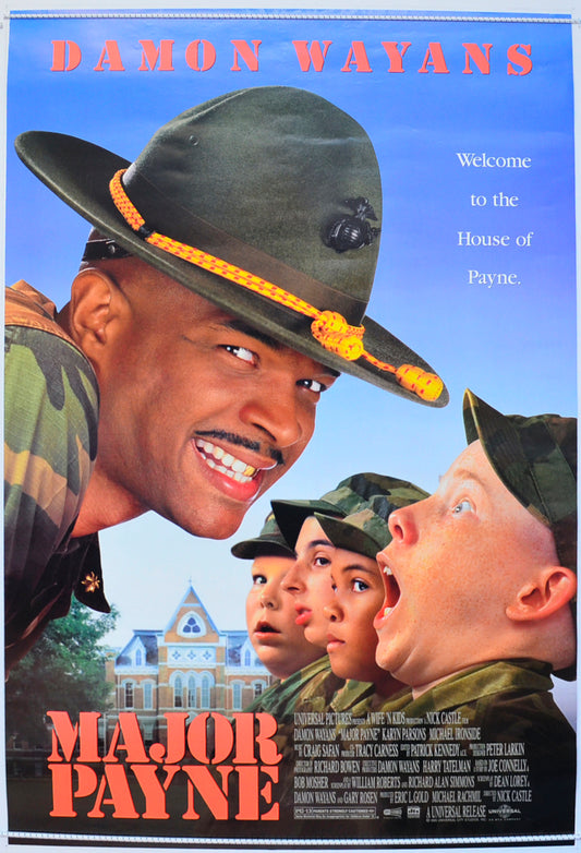 Major Payne  Original One Sheet Poster - Film Poster - Movie Poster 