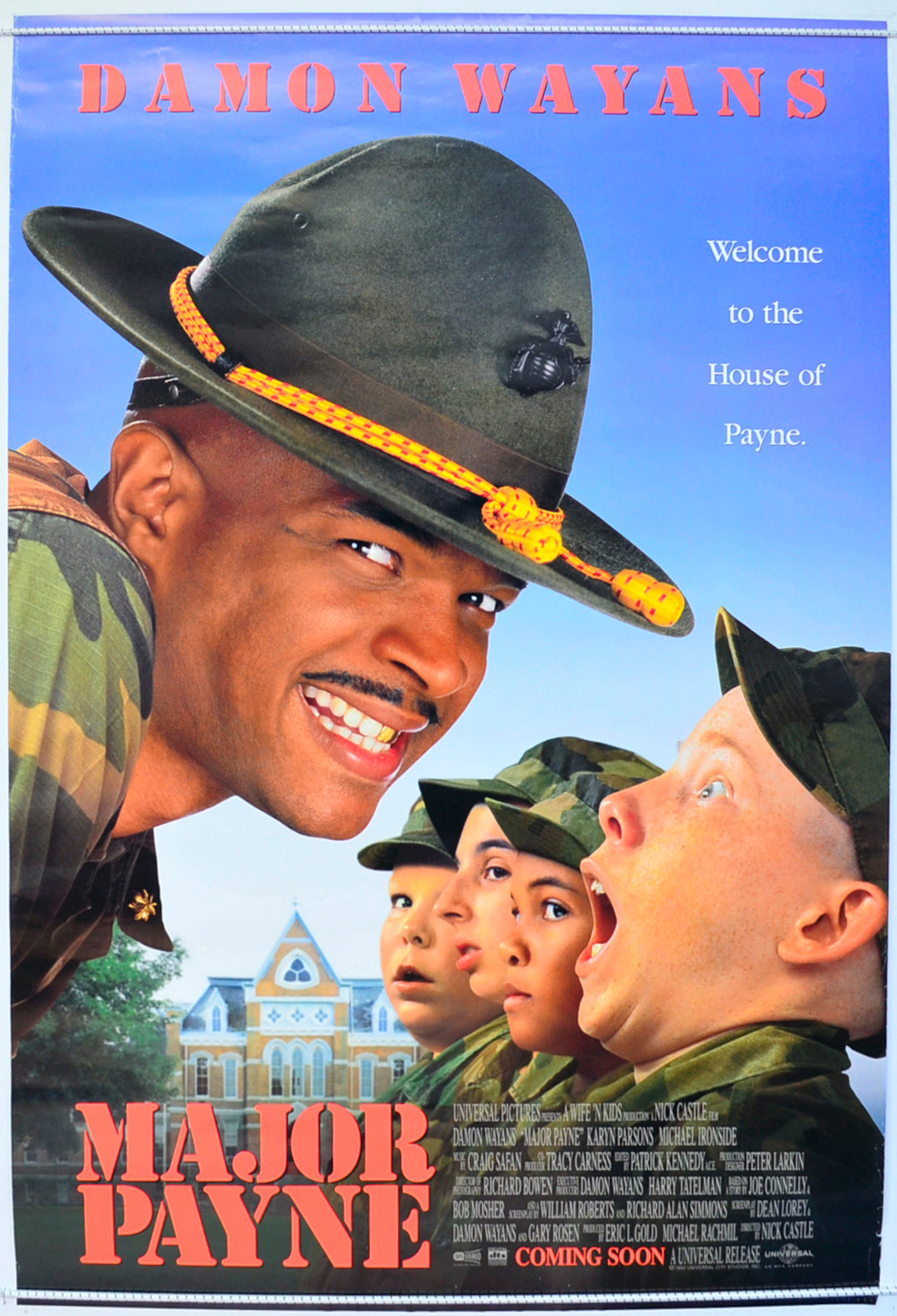 Major Payne  Original One Sheet Poster - Film Poster - Movie Poster 