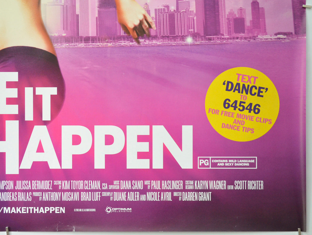 MAKE IT HAPPEN (Bottom Right) Cinema Quad Movie Poster 