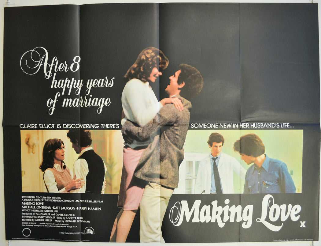 Making Love  Original British Quad Poster - Film Poster - Movie Poster 