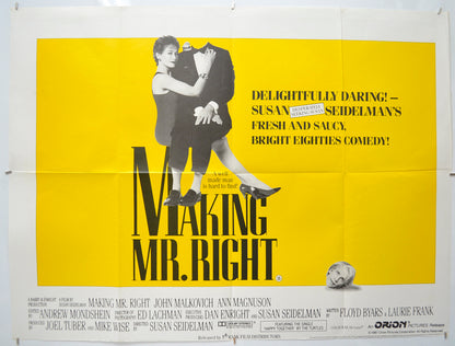 Making Mr Right Original Quad Poster - Film Poster - Movie Poster