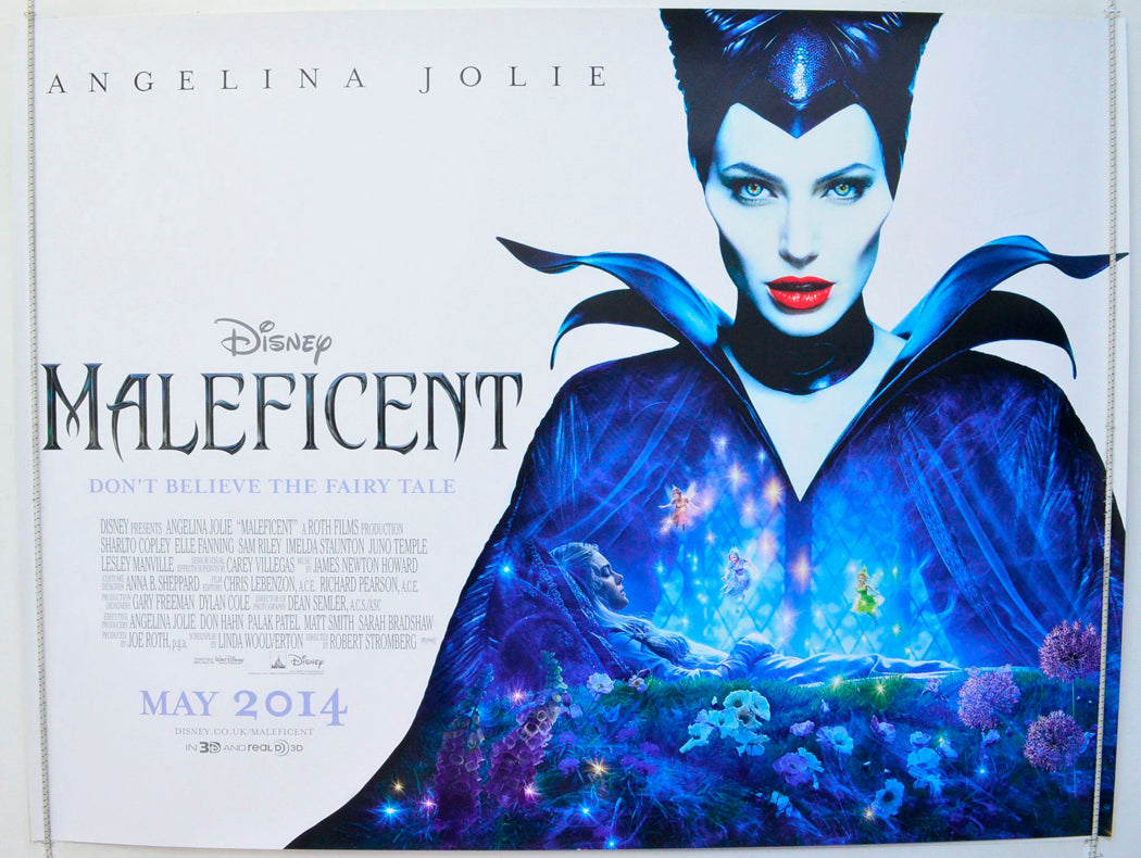 Maleficent Original British Quad Poster - Film Poster - Movie Poster 