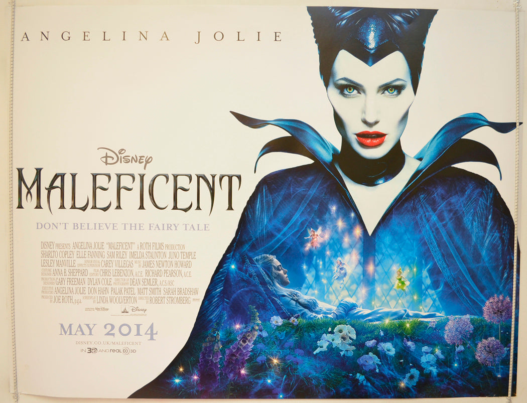 Maleficent  Original Quad Poster - Film Poster - Movie Poster 