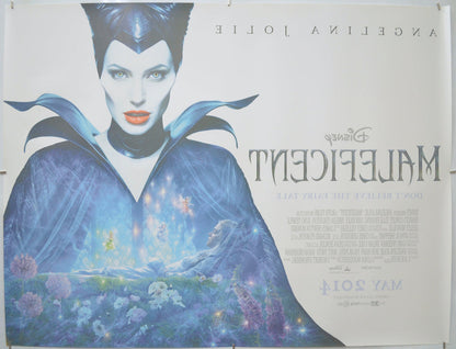 Maleficent (Back) Cinema Quad Movie Poster 