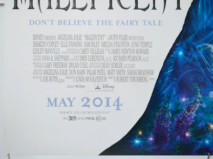 Maleficent (Bottom Left) Cinema Quad Movie Poster 