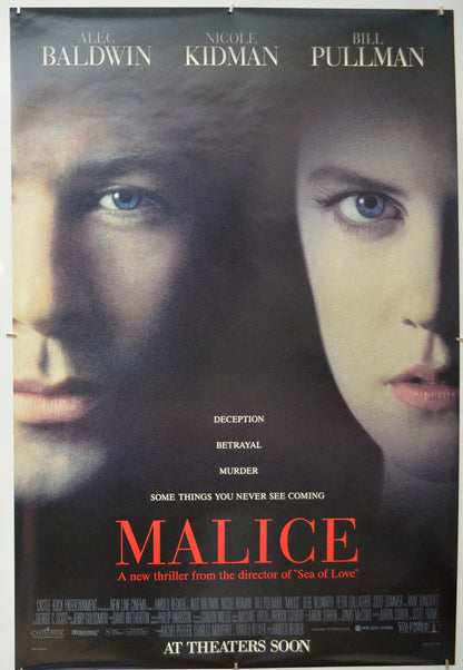 Malice Original One Sheet Poster - Film Poster - Movie Poster