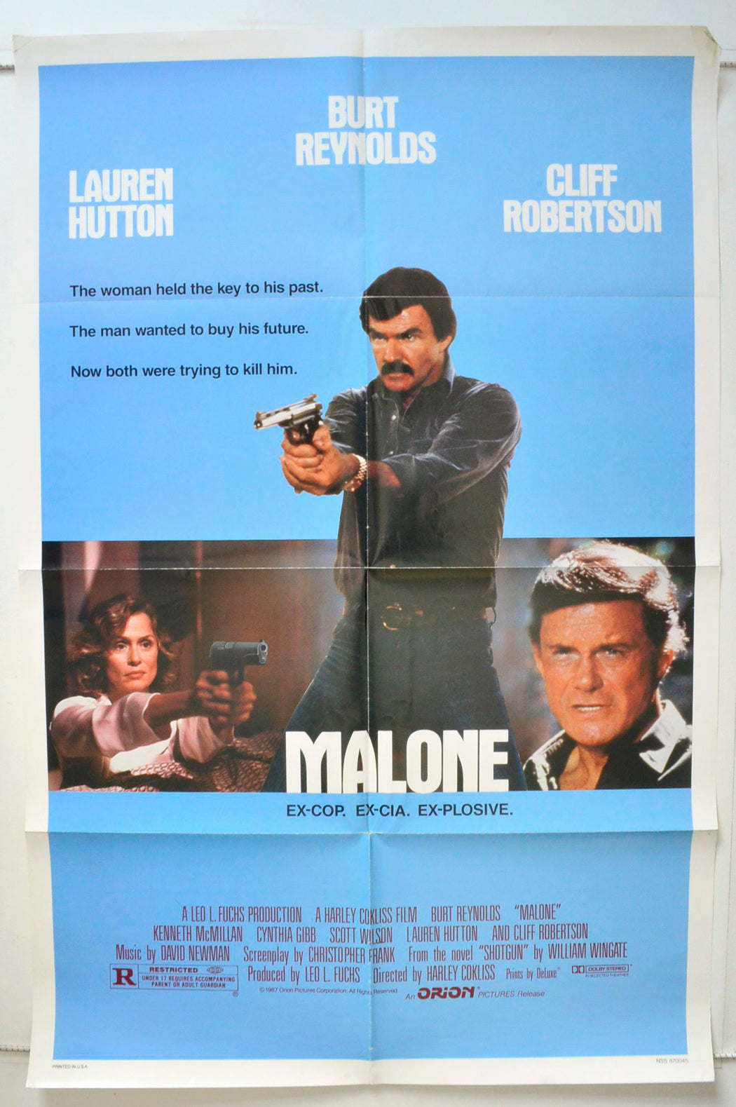 Malone Original One Sheet Poster - Movie Poster