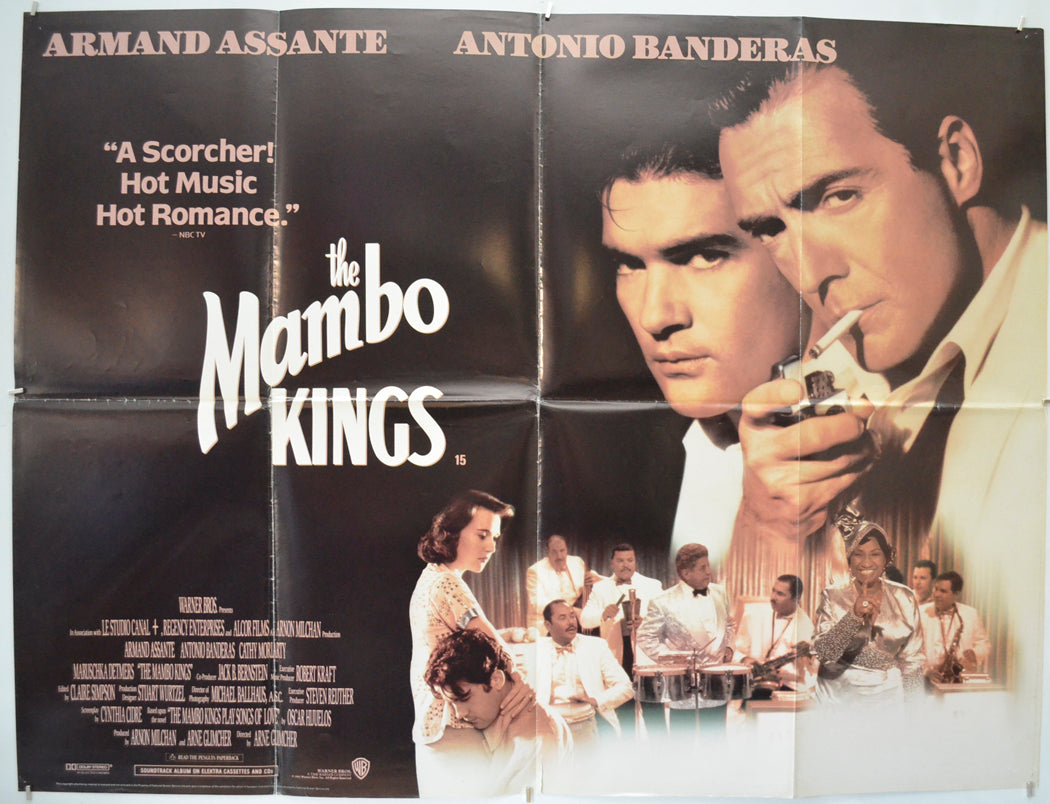 The Mambo Kings Original Quad Poster - Film Poster - Movie Poster