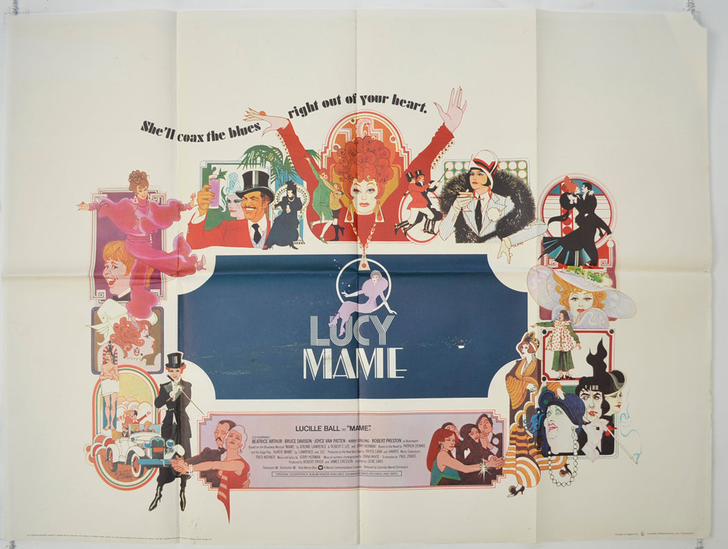 Mame   Original Quad Poster - Film Poster - Movie Poster 