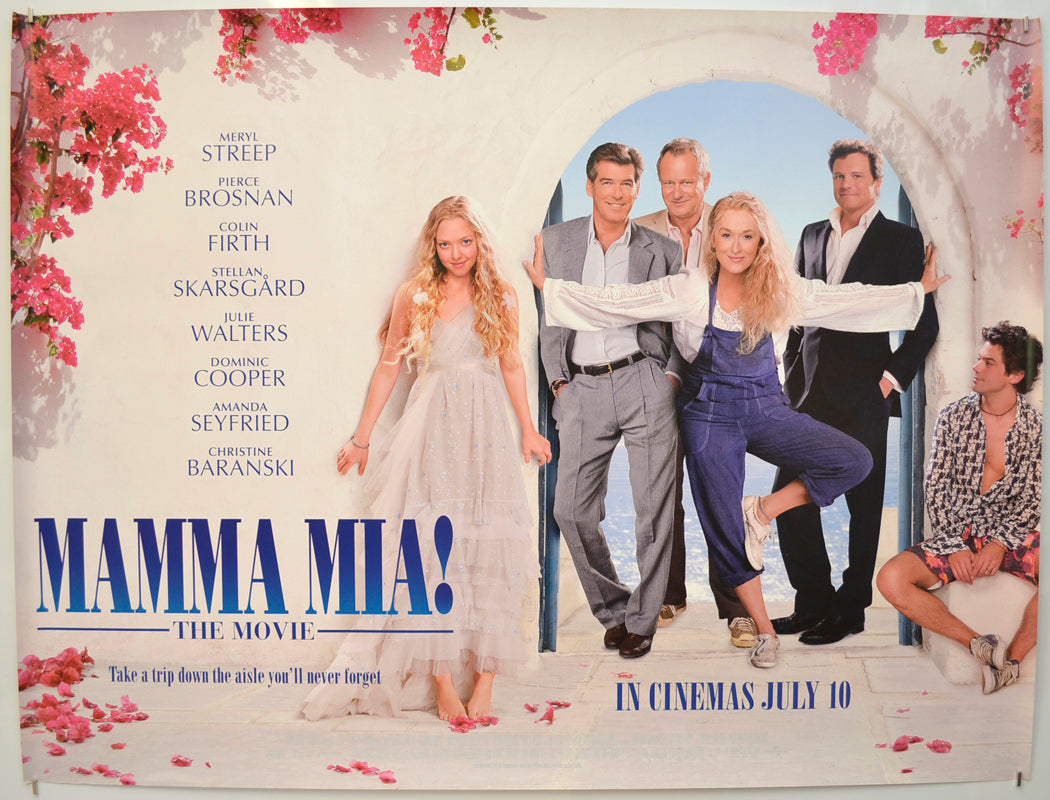 Mamma Mia  Original Quad Poster - Film Poster - Movie Poster