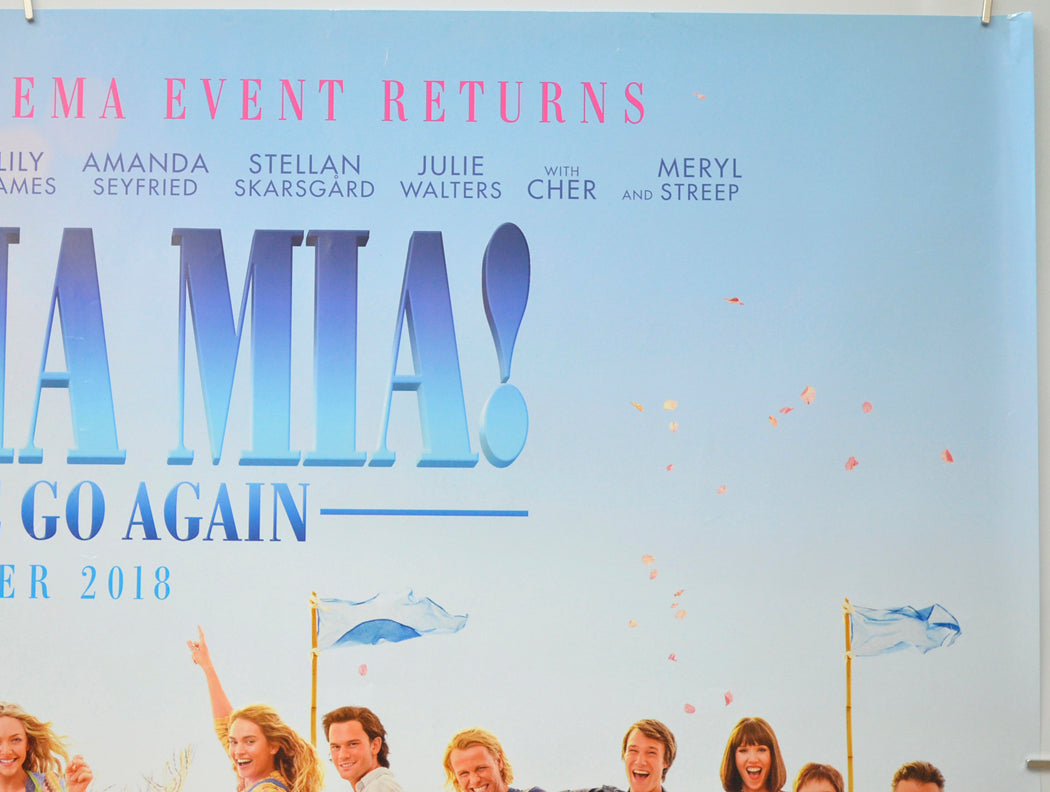 MAMMA MIA! HERE WE GO AGAIN (Top Right) Cinema Quad Movie Poster 