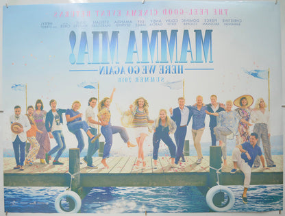 Mamma Mia! Here We Go Again (Back) Cinema Quad Movie Poster 