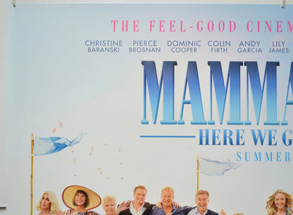 Mamma Mia! Here We Go Again (Top Left) Cinema Quad Movie Poster 