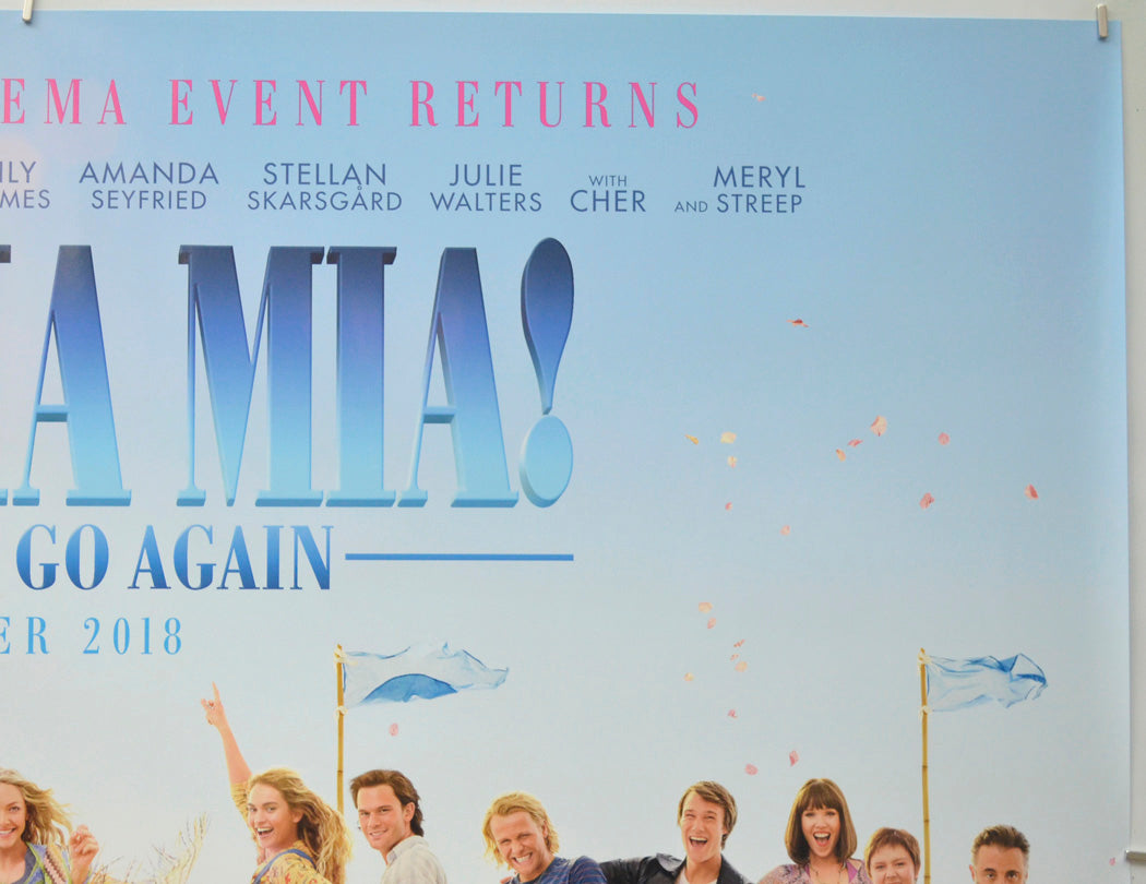 Mamma Mia! Here We Go Again (Top Right) Cinema Quad Movie Poster 