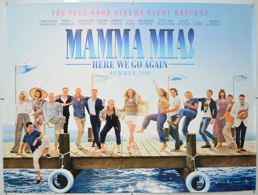 Mamma Mia! Here We Go Again - Original Quad Poster - Film Poster - Movie Poster