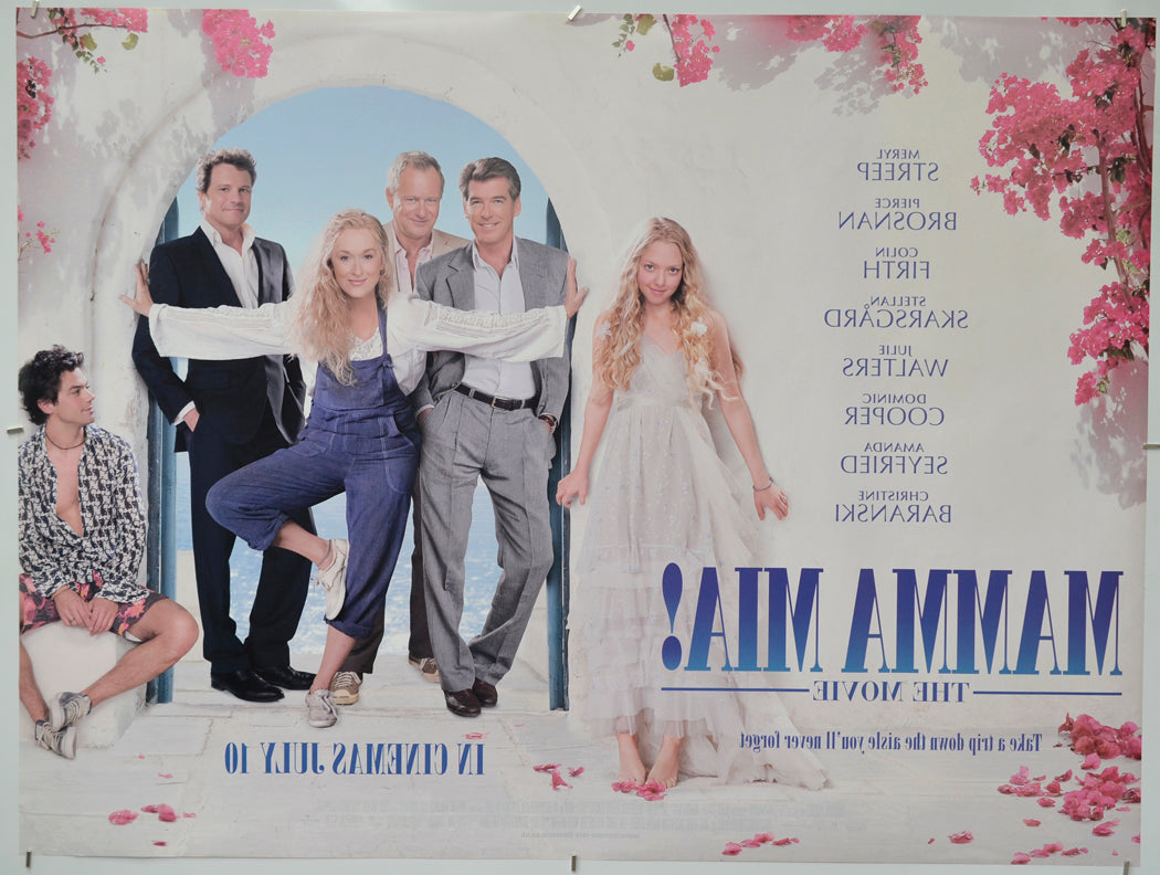 Mamma Mia (Back) Cinema Quad Movie Poster 