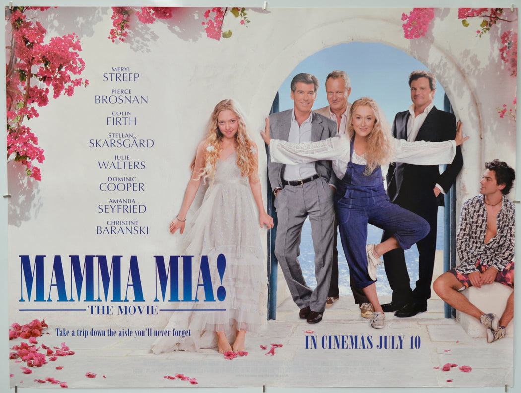 Mamma Mia - Original Quad Poster - Film Poster - Movie Poster