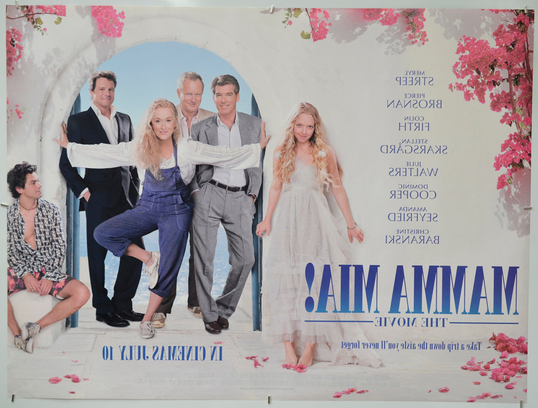 Mamma Mia (Back) Cinema Quad Movie Poster 