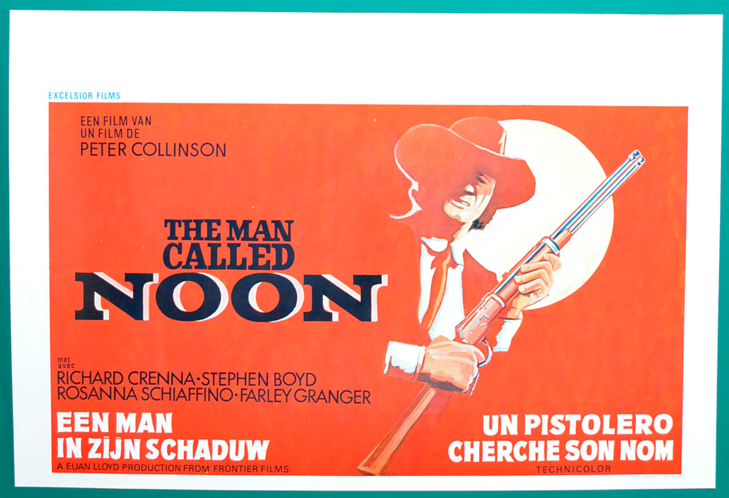 The Man Called Noon  Original Belgian Poster - Film Poster - Movie Poster