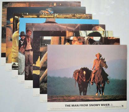 The Man From Snowy River Set of 8 Original Colour Front Of House Stills / 8x10 Lobby Cards