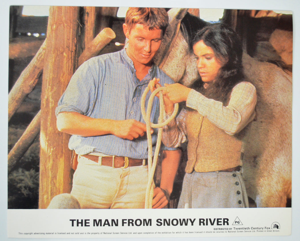 THE MAN FROM SNOWY RIVER (Card 2) Cinema Set of Colour FOH Stills / Lobby Cards 